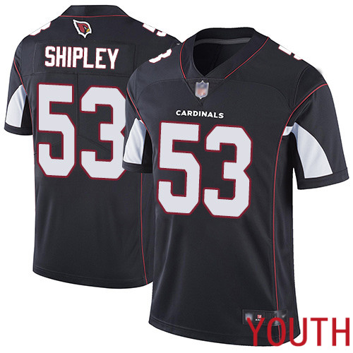 Arizona Cardinals Limited Black Youth A.Q. Shipley Alternate Jersey NFL Football #53 Vapor Untouchable